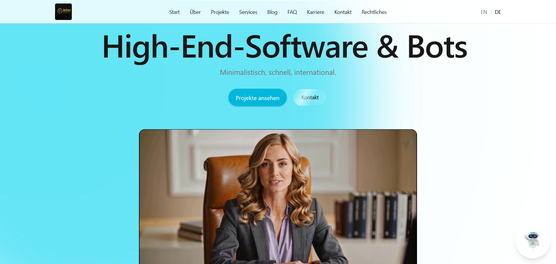 Vorschau der Unternehmens-Website BSM Onlinehandel